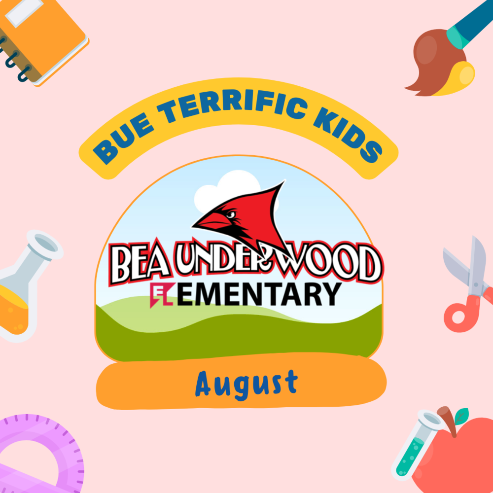 BUE Terrific Kids for the month of August